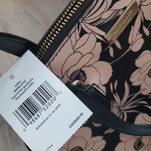 KATE SPADE Reiley Gardenia Satchel Bag + Wallet - Picture 4 of 8